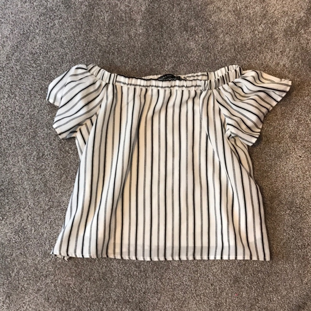 Off the shoulder shirt